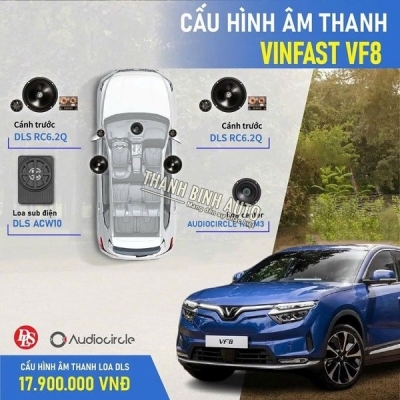 Cấu hình âm thanh dành cho xe Vinfast VF8